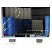 Barri&egrave;re &agrave; bascule de s&eacute;curit&eacute;, Simple, 6' lo x 42-5/8" h d&eacute;ploy&eacute; Haskins Industrial Inc.