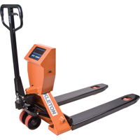 Digital Scale Pallet Truck, 44.5" L x 21.25" W, 4400 lbs. Cap. Haskins Industrial Inc.