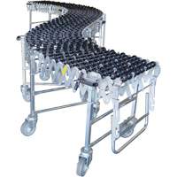 Expandable/Flexible Conveyors, 30" W x 8' 6" L, 226 lbs. per lin. ft. Capacity Haskins Industrial Inc.