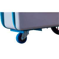 Chariot basculeur en acier, Poly&eacute;thyl&egrave;ne, 0,625 vg³, Capacit&eacute; de charge de 850 lb Haskins Industrial Inc.