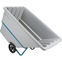 Tilt Truck, Polyethylene, 1.1 cu. yd., 2000 lbs. Load Capacity Haskins Industrial Inc.