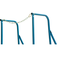 Escabeau roulant avec rails pour acc&egrave;s &agrave; une remorque, 4 marches, Largeur de la marche 22", Hauteur de la plateforme 37", Acier Haskins Industrial Inc.