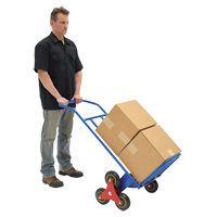 Stair Climbing Hand Truck, Steel Frame, 24" W x 45-3/4" H, 300 lbs. Capacity Haskins Industrial Inc.