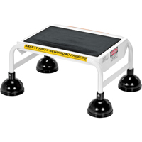 Stop-Step Ladders, 1 Steps, 16" Step Width, 9-9/16" Platform Height, Steel Haskins Industrial Inc.