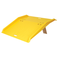 Portable Poly Hand Truck Dock Plate, 750 lbs. Load Capacity, 36" L x 35" W x 5" H Haskins Industrial Inc.