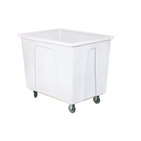 Box Truck, White Polyethylene, 46" L x 34" W x 40" H, 25 cu. Ft. Volume, 600 lbs. Capacity Haskins Industrial Inc.