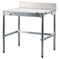 Poly-Top Workbench, 36" W x 24" D x 35-1/2" H, 2000 lbs. Capacity Haskins Industrial Inc.