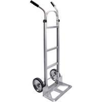 Knocked Down Hand Truck, Dual Handle, Aluminum, 50-5/8" Height, 500 lbs. Capacity Haskins Industrial Inc.