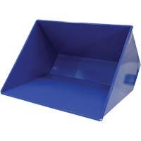 Conteneur autobasculeur, Acier, 3 vg³, Bleu Haskins Industrial Inc.