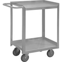 Industrial Grade Shelf Cart, 2 Tiers, 24-1/8" W x 35" H x 42" D, 1200 lbs. Capacity Haskins Industrial Inc.
