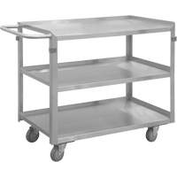 Industrial Grade Shelf Cart, 3 Tiers, 16-3/4" W x 34" H x 30-7/16" D, 600 lbs. Capacity Haskins Industrial Inc.