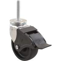 Emaxx RollX Wow Caster, Swivel with Brake, 4" (101.6 mm) Dia., 1200 lbs. (544.3 kg.) Capacity Haskins Industrial Inc.