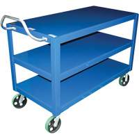 Ergo-Handle Cart, 4000 lbs. Capacity, Steel, 24-1/2" W x 41" H x 54-7/8" D, Lip Down Haskins Industrial Inc.