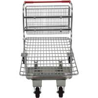 Nestable Wire Cart, Steel, 28-3/4" x 37-1/16" x 59-5/8", 275 lbs. Capacity Haskins Industrial Inc.