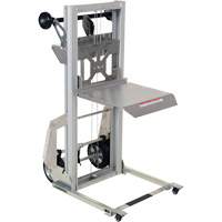 Portable Aluminum Load Lifter, Foot Pump Operated, 200 lbs. Capacity, 61" Max Lift Haskins Industrial Inc.
