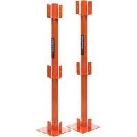 ProGuards Temporary Guard Rail Posts, 8" W x 39" H, Orange Haskins Industrial Inc.