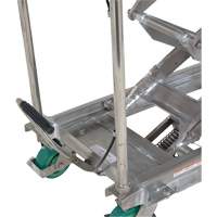 Manual Hydraulic Scissor Lift Table, 36-1/4" L x 19-3/8" W, Stainless Steel, 600 lbs. Capacity Haskins Industrial Inc.
