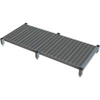 Plateforme de travail en une &eacute;tape &agrave; hauteur r&eacute;glable, 24" la x 59" pr, Capacit&eacute; de 800 lb, Enti&egrave;rement soud&eacute; Haskins Industrial Inc.