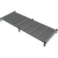Plateforme de travail en une &eacute;tape &agrave; hauteur r&eacute;glable, 24" la x 71" pr, Capacit&eacute; de 800 lb, Enti&egrave;rement soud&eacute; Haskins Industrial Inc.
