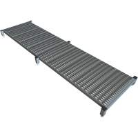 Plateforme de travail en une &eacute;tape &agrave; hauteur r&eacute;glable, 24" la x 97" pr, Capacit&eacute; de 800 lb, Enti&egrave;rement soud&eacute; Haskins Industrial Inc.