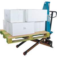 Manual Scissor Skid Lift, 45-1/4" L x 20-1/4" W, Steel, 3300 lbs. Capacity Haskins Industrial Inc.