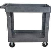 Chariot utilitaire pour l'entretien, 2 tiers, 16-1/2" x 32-1/2" x 34-1/2", Capacit&eacute; 550 lb Haskins Industrial Inc.