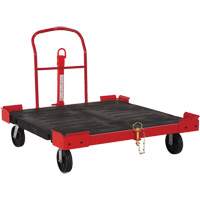 Towable Pallet Cart, 54-1/2" L x 51" W, 2500 lbs. Cap., Polyolefin Wheels Haskins Industrial Inc.