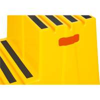 Industrial Step Stool, 2 Steps, 26" x 22-7/16" x 19-11/16" High Haskins Industrial Inc.