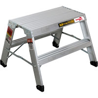 Portable Work-Stand Saw Horse, Aluminum Frame, 12-1/4" D x 24" H Haskins Industrial Inc.