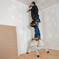 Portable Work-Stand Saw Horse, Aluminum Frame, 12-1/4" D x 24" H Haskins Industrial Inc.