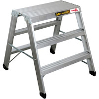 Portable Work-Stand Saw Horse, Aluminum Frame, 12-1/4" D x 36" H Haskins Industrial Inc.