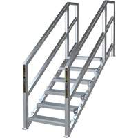 Syst&egrave;me d'escalier modulaire pour la construction de 6-10 marches SmartStairs, 75" ha Haskins Industrial Inc.