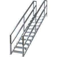 Syst&egrave;me d'escalier modulaire pour la construction de 11-16 marches SmartStairs, 120" ha Haskins Industrial Inc.