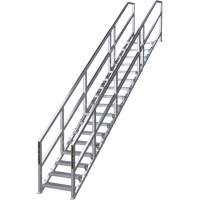 Syst&egrave;me d'escalier modulaire pour la construction de 17-21 marches SmartStairs, 157-1/2" ha Haskins Industrial Inc.