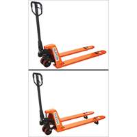 Low Profile Hydraulic Pallet Trucks, 48" L x 20.5" W, 3300 lbs. Cap. Haskins Industrial Inc.