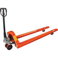 8' Long Fork Hydraulic Pallet Trucks, 96" L x 27" W, 4400 lbs. Capacity Haskins Industrial Inc.
