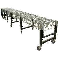 Expandable Conveyor, 18" W x 12' L, 200 lbs. per lin. ft. Capacity Haskins Industrial Inc.