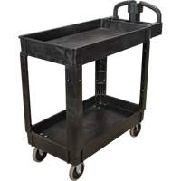 Chariot utilitaire, 2 tiers, 17-1/8" x 33-1/2" x 37-5/8", Capacit&eacute; 550 lb Haskins Industrial Inc.