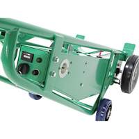 Powered Drum Hand Truck with Pneumatic Wheels Haskins Industrial Inc.