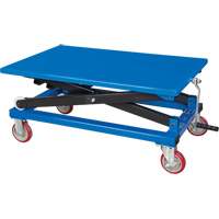 Manual Scissor Lift Table, 37-3/8" L x 23-5/8" W, Steel, 660 lbs. Capacity Haskins Industrial Inc.