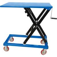 Manual Scissor Lift Table, 37-3/8" L x 23-5/8" W, Steel, 660 lbs. Capacity Haskins Industrial Inc.