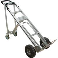 3-in-1 Convertible Hand Truck, Aluminum, 600 lbs. Capacity Haskins Industrial Inc.