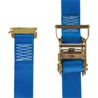 Logistic Strap, Ratchet, 2" W x 20' L, 1000 lbs. (454 kg) WLL Haskins Industrial Inc.