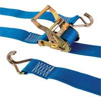 Tendeur d'arrimage utilitaire robuste, Crochet en J, 2" la x 20' lo, Charge d'utilisation 500 lb (227 kg) Haskins Industrial Inc.