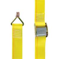 Ratchet Strap, Cam Buckle, 2" W x 12' L, 500 lbs. (227 kg) WLL Haskins Industrial Inc.