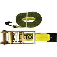 Winch Strap, Flat Hook, 30' W x 3" L, 5400 lbs. (2449 kg) Working Load Limit Haskins Industrial Inc.