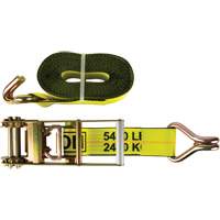Winch Strap, J-Hook, 30' W x 3" L, 5400 lbs. (2449 kg) Working Load Limit Haskins Industrial Inc.