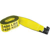 Logistic Strap, Flat Hook, 30' W x 4" L, 5400 lbs. (2449 kg) Working Load Limit Haskins Industrial Inc.