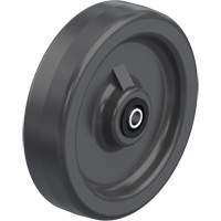 Roues ph&eacute;noliques pleines noires Haskins Industrial Inc.
