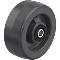 Roues ph&eacute;noliques pleines noires Haskins Industrial Inc.